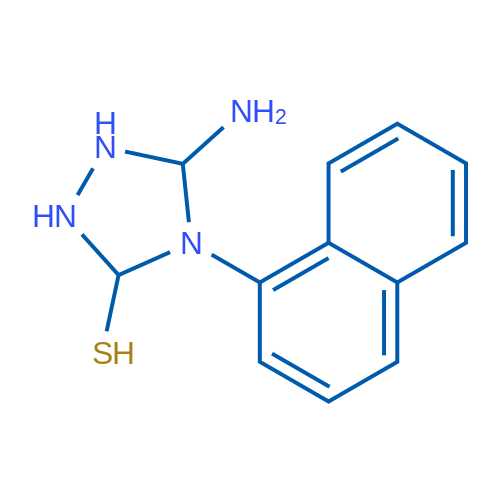 5-Amino-4-(naphthalen-1-yl)-1,2,4-triazolidine-3-thiol 1g