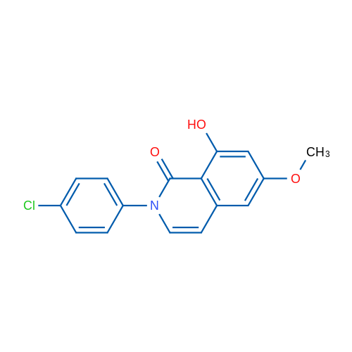 2-(4-Chlorophenyl)-8-hydroxy-6-methoxyisoquinolin-1(2H)-one 1g