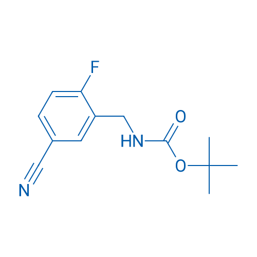 tert-Butyl 5-cyano-2-fluorobenzylcarbamate 1g