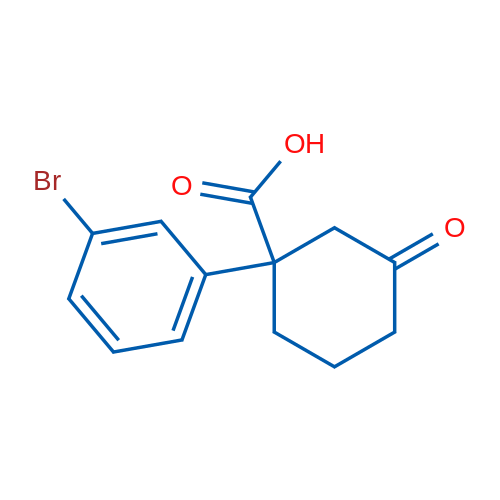1-(3-Bromophenyl)-3-oxocyclohexanecarboxylic acid 1g