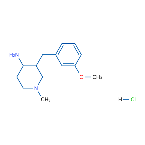 3-(3-Methoxybenzyl)-1-methylpiperidin-4-amine hydrochloride 1g
