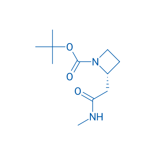 (R)-tert-Butyl 2-(2-(methylamino)-2-oxoethyl)azetidine-1-carboxylate 250mg