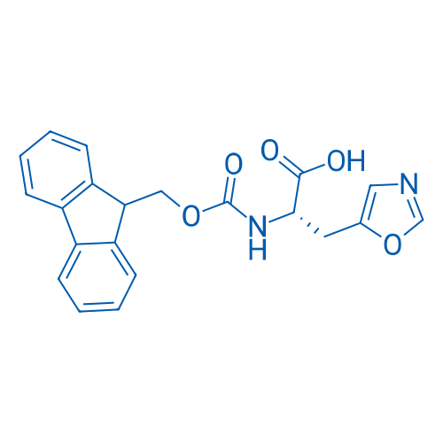 (S)-2-((((9H-Fluoren-9-yl)methoxy)carbonyl)amino)-3-(oxazol-5-yl)propanoic acid 100mg