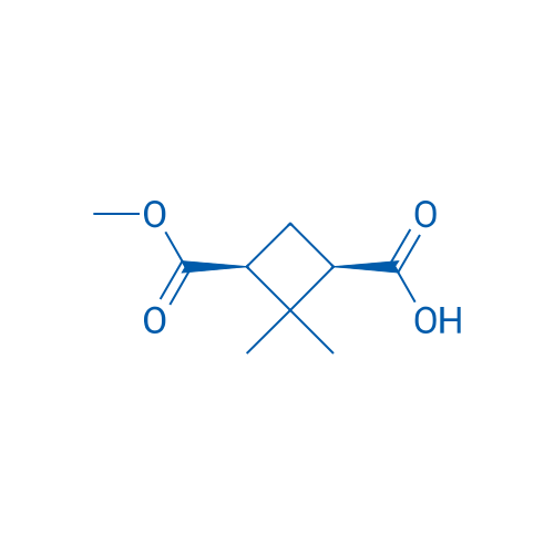 (1R,3S)-3-(Methoxycarbonyl)-2,2-dimethylcyclobutane-1-carboxylic acid 5g
