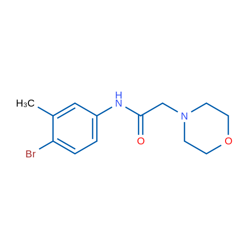 N-(4-Bromo-3-methylphenyl)-2-(morpholin-4-yl)acetamide 1g