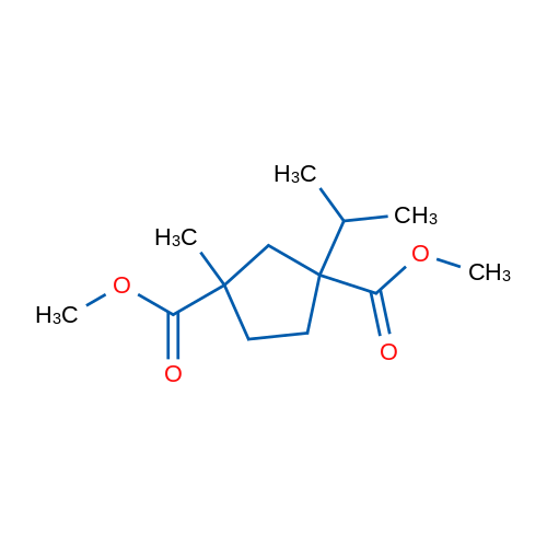 Dimethyl 1-isopropyl-3-methylcyclopentane-1,3-dicarboxylate 100mg