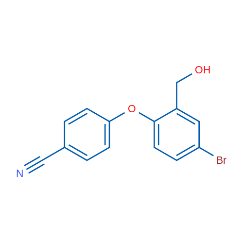 4-(4-Bromo-2-(hydroxymethyl)phenoxy)benzonitrile 1g