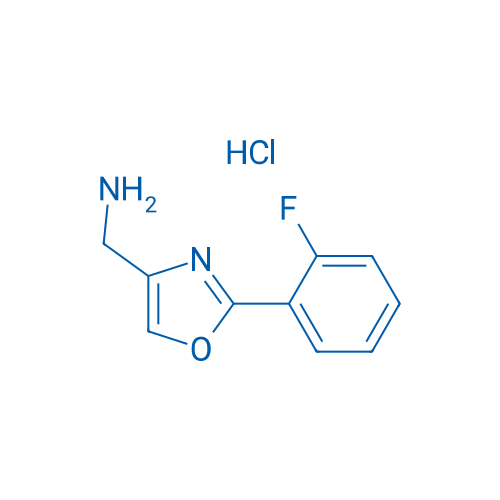 2-(2-Fluoro-phenyl)-oxazol-4-yl-methylamine hydrochloride 1g