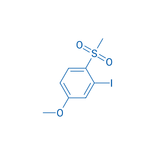 2-Iodo-4-methoxy-1-(methylsulfonyl)benzene 1g