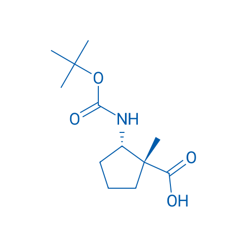 Rel-(1R,2S)-2-((tert-butoxycarbonyl)amino)-1-methylcyclopentane-1-carboxylic acid 100mg