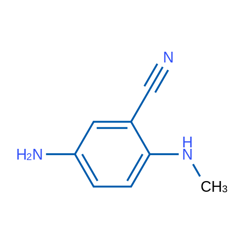 5-Amino-2-(methylamino)benzonitrile 1g