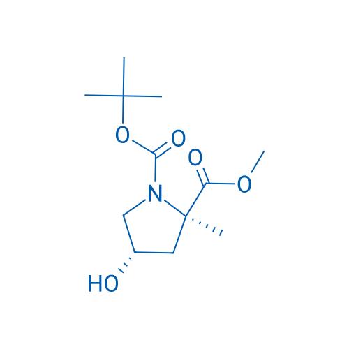 1-(tert-Butyl) 2-methyl (2R,4S)-4-hydroxy-2-methylpyrrolidine-1,2-dicarboxylate 50mg