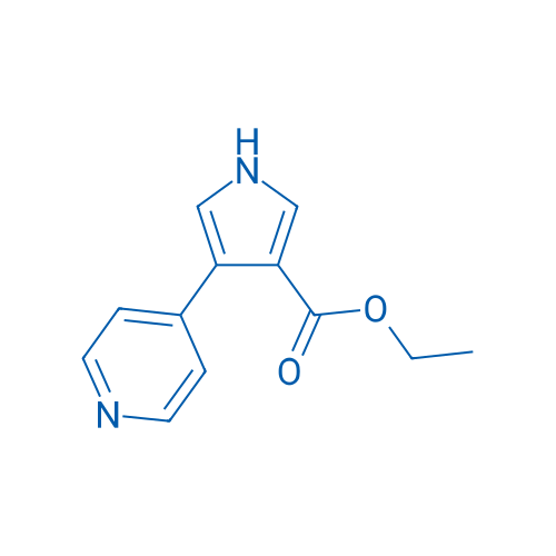 Ethyl 4-(pyridin-4-yl)-1H-pyrrole-3-carboxylate 5g