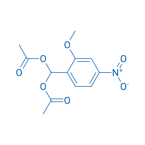 (2-Methoxy-4-nitrophenyl)methylene diacetate 1g