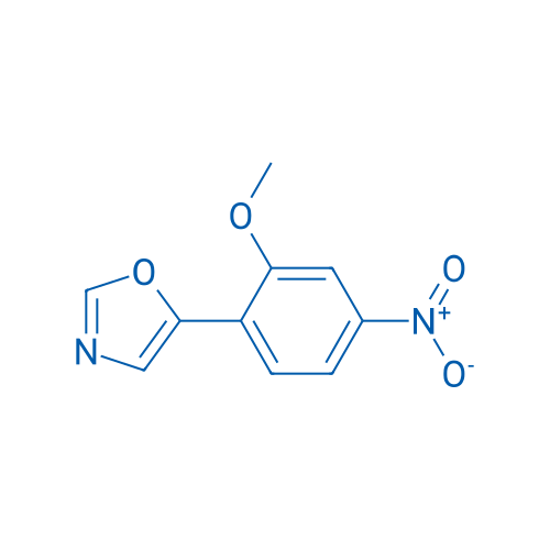 5-(2-Methoxy-4-nitrophenyl)oxazole 100mg