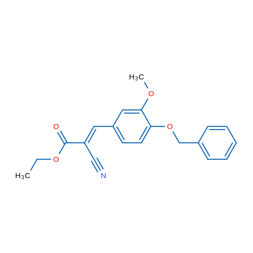 Ethyl 3-(4-(benzyloxy)-3-methoxyphenyl)-2-cyanoacrylate 1g