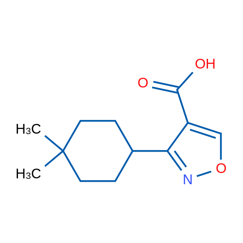 3-(4,4-Dimethylcyclohexyl)-1,2-oxazole-4-carboxylic acid 1g