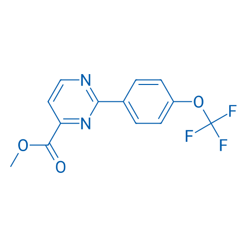 Methyl 2-(4-(trifluoromethoxy)phenyl)pyrimidine-4-carboxylate 1g