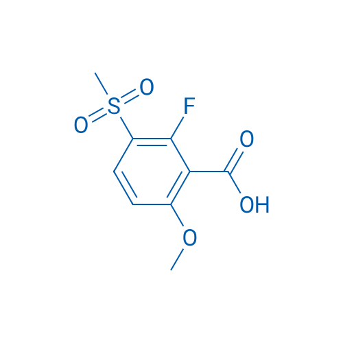 2-Fluoro-6-methoxy-3-(methylsulfonyl)benzoic acid 5g