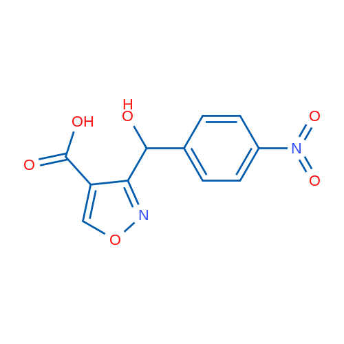 3-(Hydroxy(4-nitrophenyl)methyl)isoxazole-4-carboxylic acid 1g