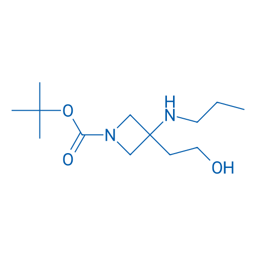 tert-butyl 3-(2-hydroxyethyl)-3-(propylamino)azetidine-1-carboxylate 100mg