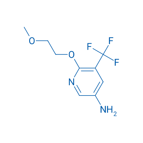 6-(2-Methoxyethoxy)-5-(trifluoromethyl)pyridin-3-amine 1g