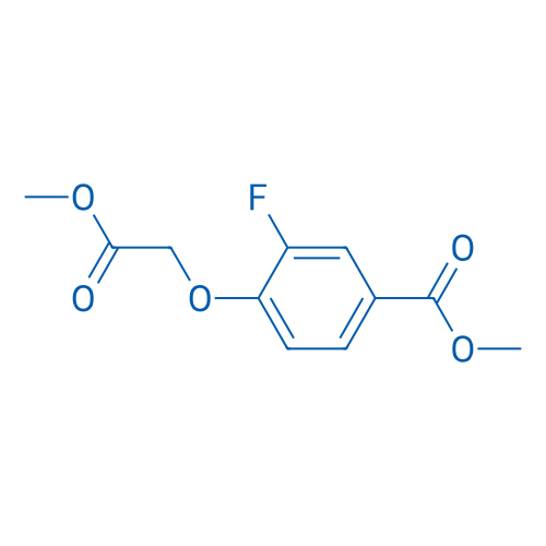 Methyl 3-fluoro-4-(2-methoxy-2-oxoethoxy)benzoate 5g