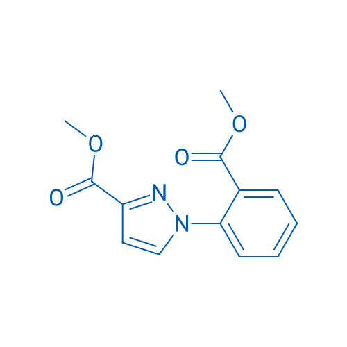 Methyl 1-(2-(methoxycarbonyl)phenyl)-1H-pyrazole-3-carboxylate 250mg
