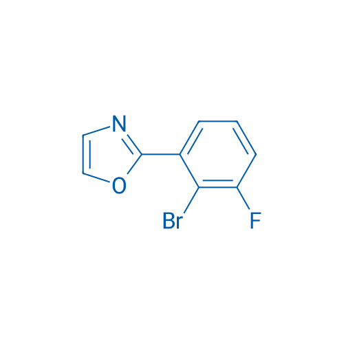 2-(2-Bromo-3-fluorophenyl)oxazole 250mg