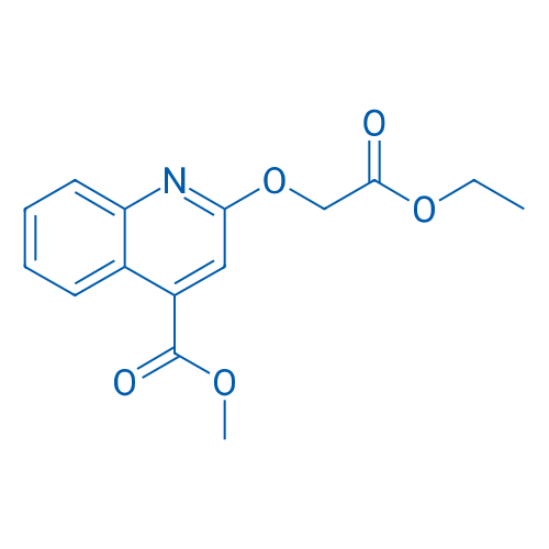Methyl 2-(2-ethoxy-2-oxoethoxy)quinoline-4-carboxylate 250mg