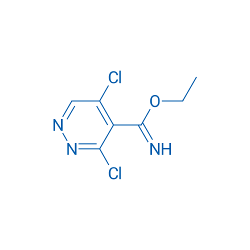 Ethyl 3,5-dichloropyridazine-4-carbimidate 1g