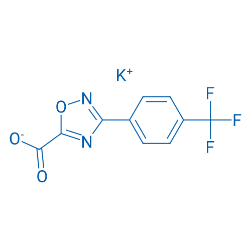 Potassium 3-(4-(trifluoromethyl)phenyl)-1,2,4-oxadiazole-5-carboxylate 250mg