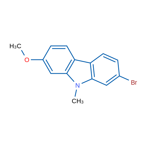 2-Bromo-7-methoxy-9-methyl-9H-carbazole 1g