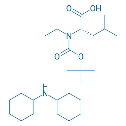 Dicyclohexylamine (S)-2-((tert-butoxycarbonyl)(ethyl)amino)-4-methylpentanoate 100mg