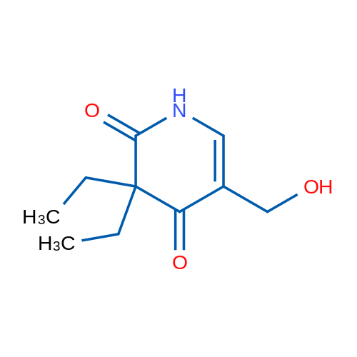 3,3-Diethyl-5-(Hydroxymethyl)-1,2,3,4-tetrahydropyridine-2,4-dione 1g