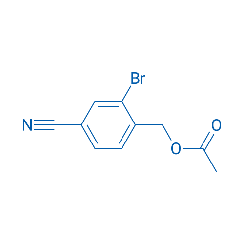 2-Bromo-4-cyanobenzyl acetate 250mg