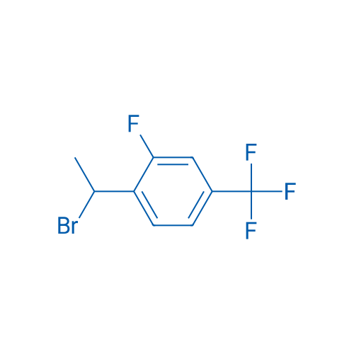 1-(1-Bromoethyl)-2-fluoro-4-(trifluoromethyl)benzene 250mg