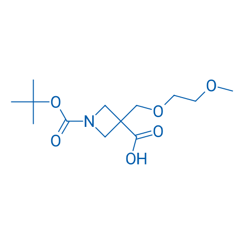 1-(tert-Butoxycarbonyl)-3-((2-methoxyethoxy)methyl)azetidine-3-carboxylic acid 100mg