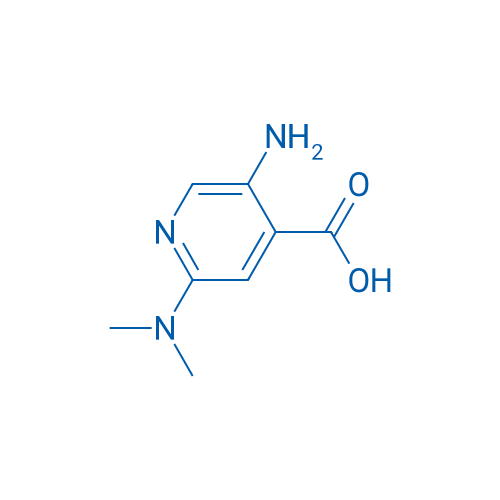 5-Amino-2-(dimethylamino)isonicotinic acid 250mg
