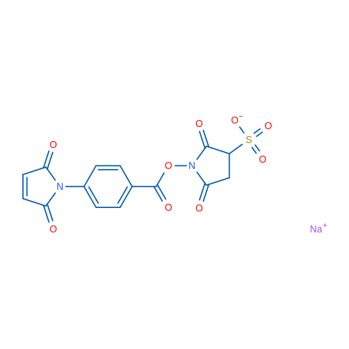 4-(2,5-DIhydro-2,5-dioxo-1h-pyrrol-1-yl)-benzoic acid 2,5-dioxo-3-sulfo-1-pyrrolidinyl ester sodium salt 1g