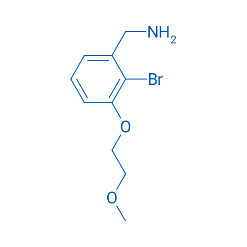 2-Bromo-3-(2-methoxy-ethoxy)-benzylamine 1g