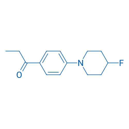 1-(4-(4-fluoropiperidin-1-yl)phenyl)propan-1-one 250mg