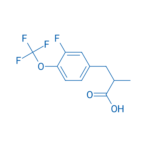3-(3-Fluoro-4-(trifluoromethoxy)phenyl)-2-methylpropanoic acid 1g
