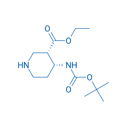 Rel-ethyl (3S,4R)-4-((tert-butoxycarbonyl)amino)piperidine-3-carboxylate 250mg