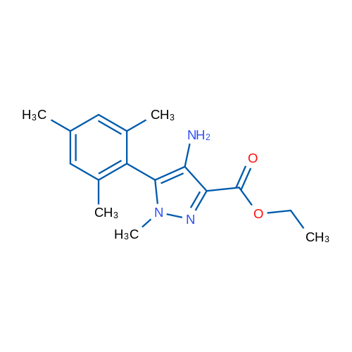 Ethyl 4-amino-5-mesityl-1-methyl-1H-pyrazole-3-carboxylate 1g