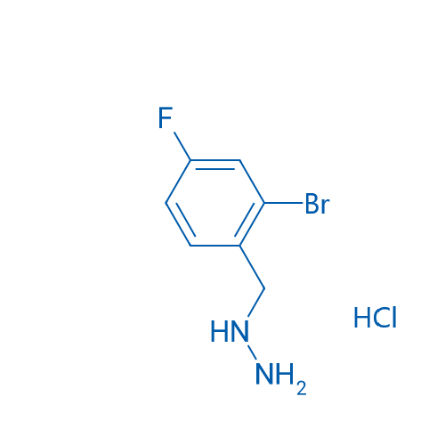 (2-Bromo-4-fluorobenzyl)hydrazine hydrochloride 250mg