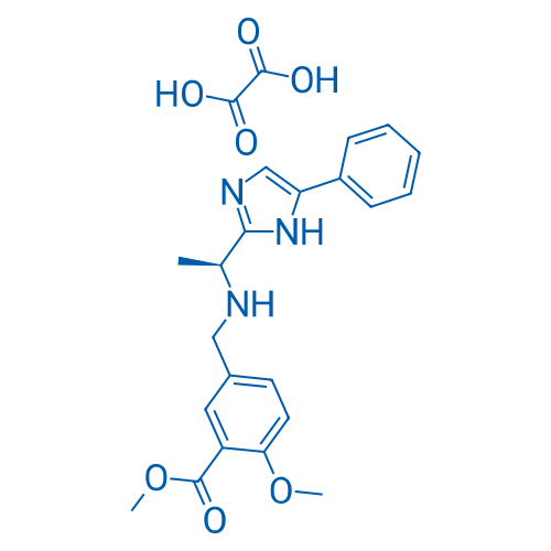 Methyl (S)-2-methoxy-5-(((1-(5-phenyl-1H-imidazol-2-yl)ethyl)amino)methyl)benzoate oxalate 1g