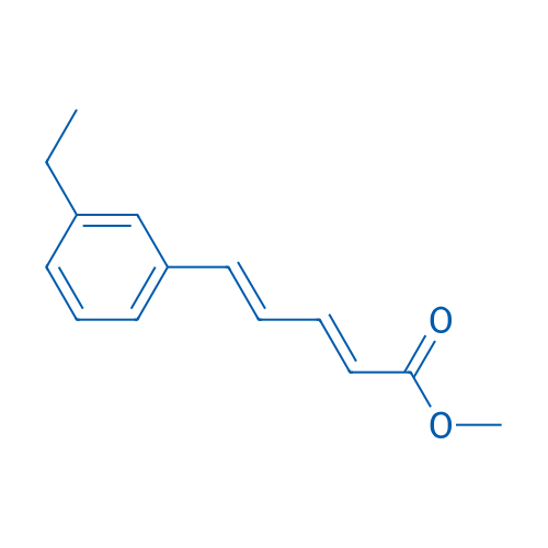 (2E,4E)-Methyl 5-(3-ethylphenyl)penta-2,4-dienoate 1g