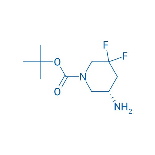 (S)-tert-Butyl 5-amino-3,3-difluoropiperidine-1-carboxylate 100mg