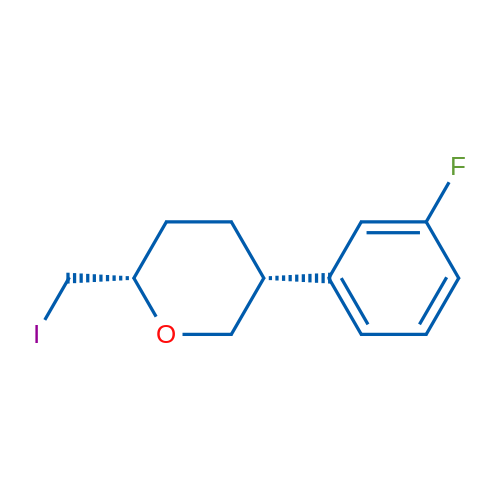 (2S,5R)-5-(3-Fluorophenyl)-2-(iodomethyl)oxane 1g